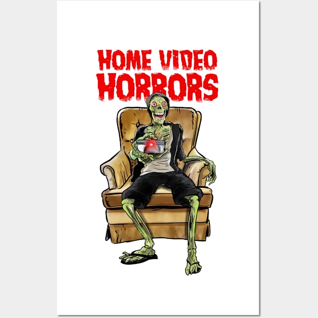 Home Video Horrors - Armchair Zombie Wall Art by Home Video Horrors